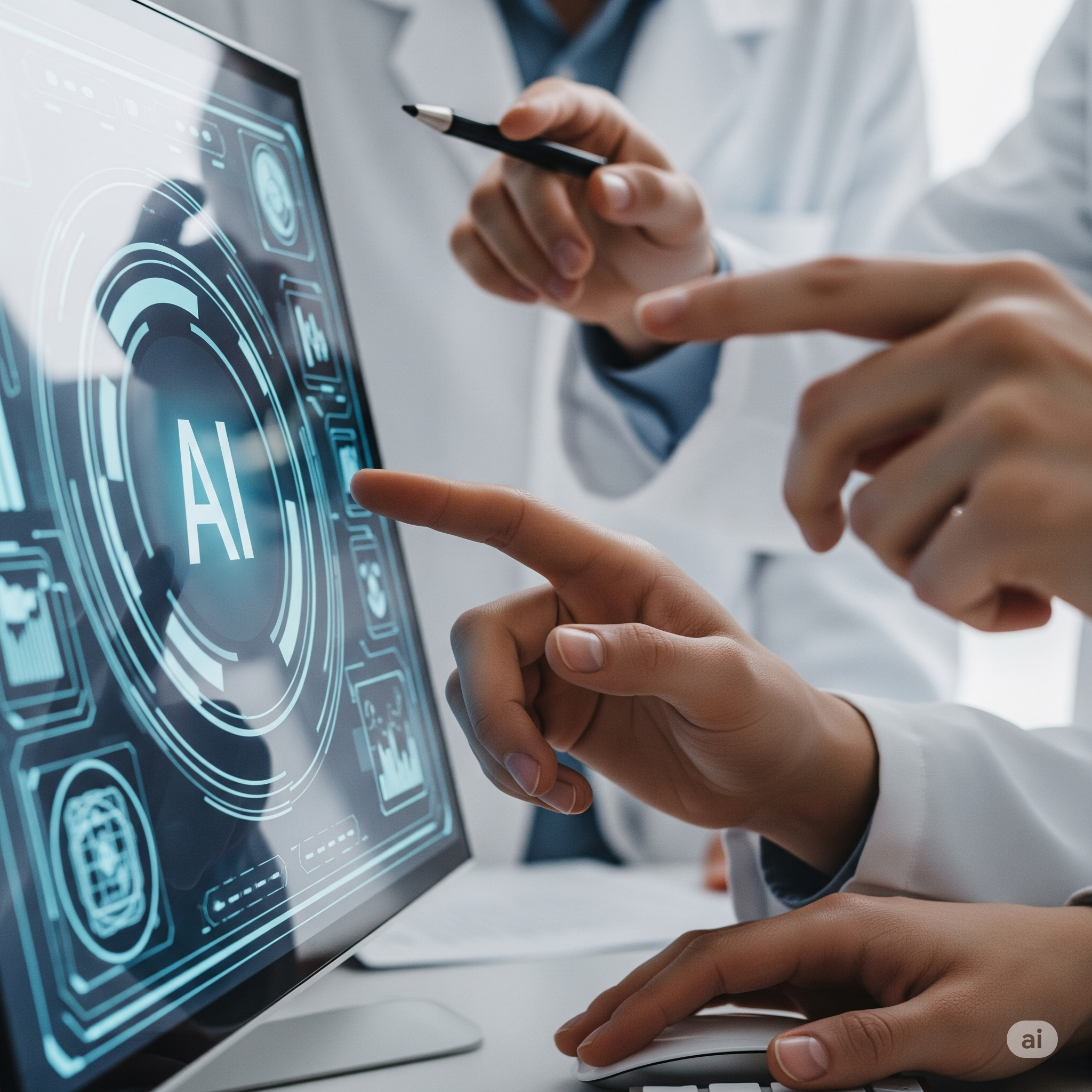 Schéma illustrant l'intelligence artificielle appliquée au domaine de la santé